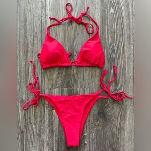 Red bikini